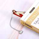 5 x Funny Book Lovers Gifts,Valentine Basket Stuffers Bookish Valentines Bookmark Gifts for Women Men, Bookmarks for Reading Women Men, Bookmarks for Book Lovers, Smutty Bookmark Reading Accessories