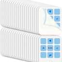40 Pcs Sticky Replacement Glue Card Applicable to Safer Home SH502, DT3005W, DT23005-06, Disposable Indoor Plug-in Trap Refill Board for Mosquito, Fly, Moth, Flying Gnat, Highend Glue, Pet & Kid Safe
