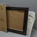16x20 Diploma Frames 14x17 with Black Mat - Walnut Wood Finish | Shatter-Resistant Glass | for Wall Mounting | Gift for Graduations & Professional Certificate (1 Pack)