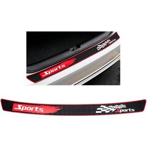 HZEL Car Rear Bumper Protector, Anti-Scratch Vehicle Exterior Trunk Edge Guard, Anti-Collision Automotive Rear Bumper Sill Protective Cover Sticker, Universal for SUV Sedan Truck