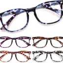 CCVOO +2.25 Mix & Match Reading Glasses for Women - Lightweight, Comfortable Fit, Clear Vision - Blue Light Blocking