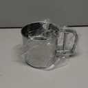 Flour Sifter, Stainless Steel Sifter for Baking, Double Layer Fine Mesh Baking Sifter, One Hand Press Crank Sifter for Powdered Sugar Shaker Duster, Flour Sieve Sifter for Baking Cakes Rondauno