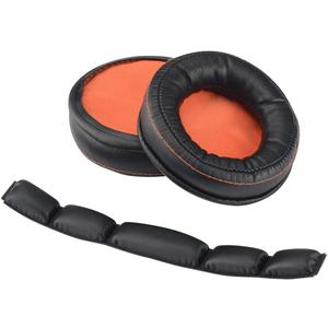 Geekria Earpad and Headband Set Compatible with SteelSeries Siberia 800/840 Headphones, Repair Parts Suit (Black)