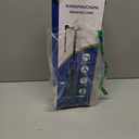 KingPavonini Walking Cane for Men Women Stability, Free Standing Foldable Cane, Ergonomic Handle Pivoting Quad Base, Heavy Duty 350 LBs, Adjustable Walking Canes for Seniors Balance with Travel Bag (Red)