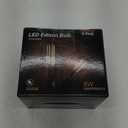 TJOY Edison Light Bulbs 60W Equivalent, Dimmable Vintage LED Light Bulbs, E26 Medium Base, 5000K Daylight, ST58, 8W, 800LM, Ultra-Bright, 80+CRI, Antique Decorative LED Filament, Clear Glass, 6 Pack