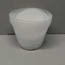 Happyyami 4sets Breathable Orchid Pots Transparent Plant Cups Drainage Lightweight Nursery Pots for Home Balcony Office for Healthy Root Growth