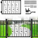 Unique Design Deck Gate Kit, 42" H x 48" W Door with Hinges & Latch