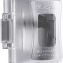 Bates- Weatherproof Electrical Outlet Cover, 1-Gang, Outdoor Plug Cover (Clear)