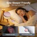 Kinglucky Pillow Speaker for Sleeping, Mini Bluetooth Speaker Under Pillow with Built-in Pink Noise White Noise Sound Machine for Sleeping, Headphone-Free Sleep Speaker for Side Sleeper Pink