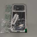 Marrkey Compatiable with iPhone 17 Pro Max Case,360 Full Body Protective Cover Heavy Duty Shockproof [Tough Armour] Aluminum Alloy Metal Case with Silicone Built-in Screen Protector - Silver