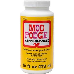 Mod Podge Waterbase Sealer, Glue and Finish (16-Ounce), CS11302 Matte Finish, 1 Pack