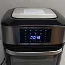 Air Fryer Oven Large 20 QT, 10-in-1 Toaster Oven Air Fryer Combo with Window for Family, Airfryer Oven with Rotisserie, 3 Dehydrating Racks