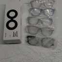 5 Pack Reading Glasses For Women - Stylish Blue Light Blocking Readers -Womens Men Spring Hinge Eyeglasses (1.25)