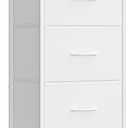 SONGMICS Dresser for Bedroom, Small Dresser with 3 Fabric Drawers