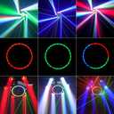 Moving Head DJ Lights, 150W LED Stage Lights 5-in-1 with Remote