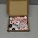 Cow Cake Topper Farm Themed Birthday Supplies With Miniature Figurines Wheats Animal Decorations (Ornaments)