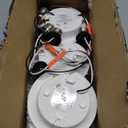 Ensenior 6 Pack 6 Inch LED Recessed Ceiling Light with Night Light, Dimmable, 2700K-5000K 5CCT, 1050LM 12W 120V, High Brightness Canless Wafer Downlight - FCC