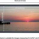21x31 inch Picture Frame Solid Wood Black,Suitable for Panoramic Photo Frame, Posters,Painting,Group Photo,Puzzle (A23B2131)