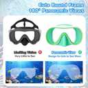 Keary Kids Swim Goggles with Nose Cover for 5-16 Anti Fog Swimming Mask for Toddler Boys Girls Youth