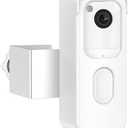 Blink Doorbell Mount, No-Drilling Anti-Theft Doorbell Mount for All-New Blink Video Doorbell 2nd Gen, No Block Sensor & Night Vision, Doorbell Camera Bracket Holder for Apartment Renters, White