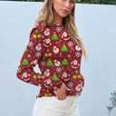 AUTOMET Womens Basic Long Sleeve Crewneck, Plus Size Winter & Spring Top, Casual Fall Tee for Teacher & Everyday Outfits (Red, M)