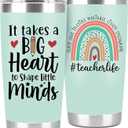 Teacher Tumbler Gifts For Women, Teacher Appreciation Week Gifts from Students, Back To School, Retirement, Christmas Gift Ideas, 20 Oz Tumbler Cup