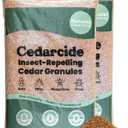 Cedarcide Lawn, Home & Garden Cedar Granules | Repels Fleas, Ticks, Ants & Mosquitoes | Smells Great, Easy to Use | Family & Pet Safe | 2 Bags (16 Lbs)