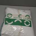 JELLYMONI White Duvet Cover Twin Size, 3pcs Washed Microfiber Bedding Set, Soft Breathable Seersucker Duvet Cover Set with Zipper Closure and Corner Ties for All Seasons