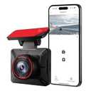 Dash Cam Mini Dashcam, AKEEYO WiFi 1080P Front Dash Camera for Cars, 24H Parking Mode Dashcams with Night Vision, G - Sensor, Loop Recording, WDR, iOS/Android App Black