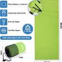 JAICOM Sleeping Bag Liner, Travel Sheets & Adult Sleep Sack, Ultralight and Portable Summer Sleeping Bag - Ideal for Backpacking, Hotels and Hostels, Business Trips, Camping