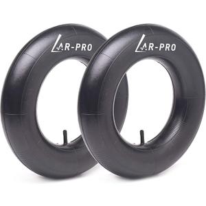 AR-PRO 4.80/4.00-8" Heavy Duty Replacement Inner Tube with TR-13 Straight Valve Stem (2-Pack) - for Wheelbarrows, Mowers, Hand Trucks and More