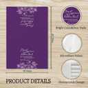 Voatok Purple Floral Nana Kitchen Towels, Nana Gifts for Christmas Birthday from Grandkids Hand Towels, Best Grandma Gifts from Granddaughters Grandsons Dish Tea Towels for Kitchen, 16x24 Inches