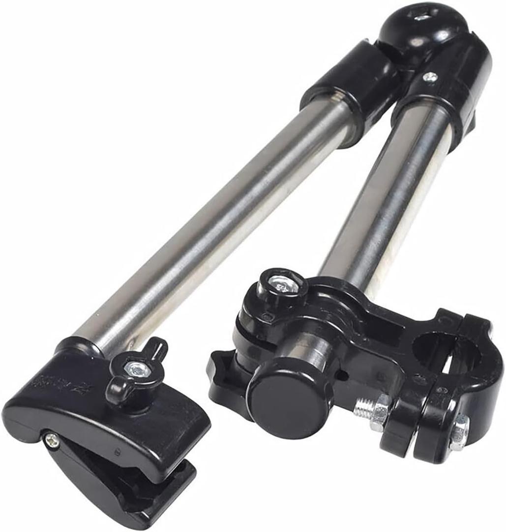 AlveyTech Universal Grip Umbrella Holder - 360° Angle Adjustable Attachment Clamp Mount Connector, for Mobility Scooter, Power Chair, Wheelchair, Push Walker, Rollator, Beach Sport Sun Shade Outdoor