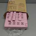 Piffny Locker Organizer Shelf Adjustable Width and Height, Ideal Locker for School, Office, and Gym Lockers (Pink 2 Pack)