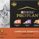 Purina Pro Plan Gravy, High Protein Wet Cat Food Variety Pack, Complete Essentials Chicken and Turkey Favorites - (Pack of 24) 3 oz. Cans, BB Date: 01/2028