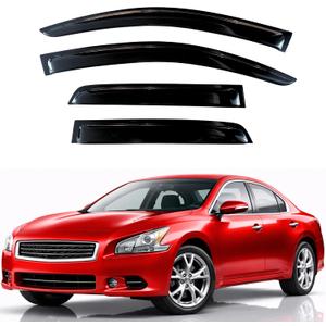 KPY Rain Guards Fit for 2009-2015 Nissan Maxima, Out-Channel Window Visors Vent Wind Deflectors 4PC, Car Accessories for 09-15 Maxima