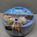 Kotto Heavy Duty 100ft Garden Hose, 5/8" All-Weather Water Hose with Crush-Resistant Brass Fittings, 600 PSI Burst Proof, Kink & Leak Resistant, Blue
