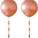 Coral Pink Giant 3ft Qualatex Latex Balloons x 2