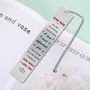 Jzxwan Mom Bookmark Gifts, Happy Birthday Mom Present, I Love My Mommy Bookmark, Thank You Mother Gifts Ideas
