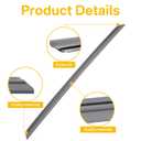 WD08X21894 Dishwasher Door Gasket Seal- Compatible with GE Dishwasher Door Seal Replaces WD08X21894, AP5980286, WD08X10090, 4164470, PS11700870-Fully Compatible with XDF400PGN0BB XDF400PGN0WW XDF400P
