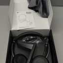 Wireless Headset with Mic for Work, Bluetooth Headset with Microphone, AI Noise Canceling Mic & USB Dongle, V6.0 Wireless Headphones with Mic Mute & Charging Dock for PC/Cell Phones/Call Center/Teams (Black&Silver)