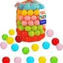 Antsy Pants 400 Ball Pit Balls, Ball Pit for Toddlers 1-3, Non-Toxic Materials, Lightweight, 5 Colors, Reusable Storage Bag, Plastic Balls for Ball Pit, Sensory Toys for Kids