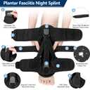 Upgraded Plantar Fasciitis Night Splint (Black)