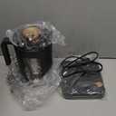 Electric Tea Kettle, INTASTING Glass Electric Kettle with tea Infuser and Precise knob temperature control, 1200W Fast Heating, BPA-Free, Easy to Clean, for Tea and coffee, 1 Liter (Dark Gray)