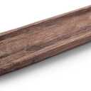 Decorative Wooden Dough Bowls, Long Natural Root Hand Carved Bowl Large Bread Shaped Wooden Tray, Rustic Centerpiece Dining Room Table Centerpiece Potpourri Decor Display Bowl 23"x6"x2"