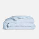 TEXAS LINEN CO. 100% Egyptian Cotton Duvet Cover King Size, 600 Series Texan Talkin' Collection 1 PC Duvet Cover, Egyptian Cotton Quilt Cover, Soft, Breathable with Hidden Zipper Closure - Light Blue, California King/King