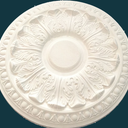 Ekena Millwork CM20VIRGS Vienna Ceiling Medallion, 16In Round