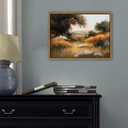 Abstract Wildflower Wall Art Nature Forest Scenery Picture for Living Room Farmhouse Mountain Plant Framed Canvas Prints French Abstract Nature Meadow Texture Posters Modern Artwork Decorations 12x16