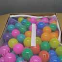 Markdang 170 PCS Ball Pit Balls 2.12.2” Free Crush Proof Plastic Ball for Baby and Toddler 8 Bright Colors with Zip Storage Bag,Baby Pool Water Toys,Kiddie Pool