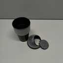 Bling Car Trash Can with Lid, Rhinestone Leakproof Waterproof Auto Cup Holder Garbage Bin, Portable Multipurpose Vehicle Dustbin and Organizer for Home Office Kitchen Bedroom (White)